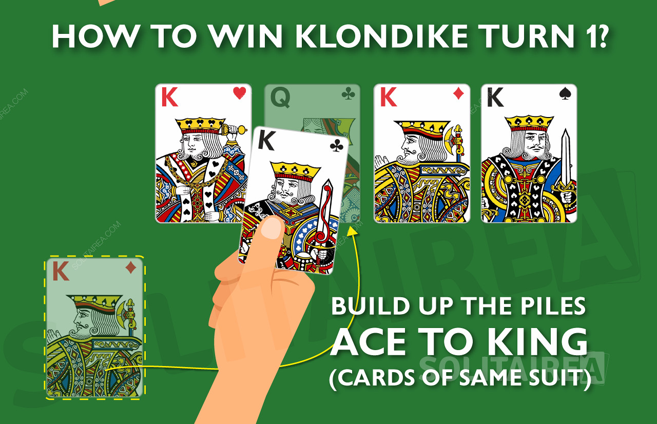 Как завоевать и выиграть игру Klondike Solitaire Turn 1