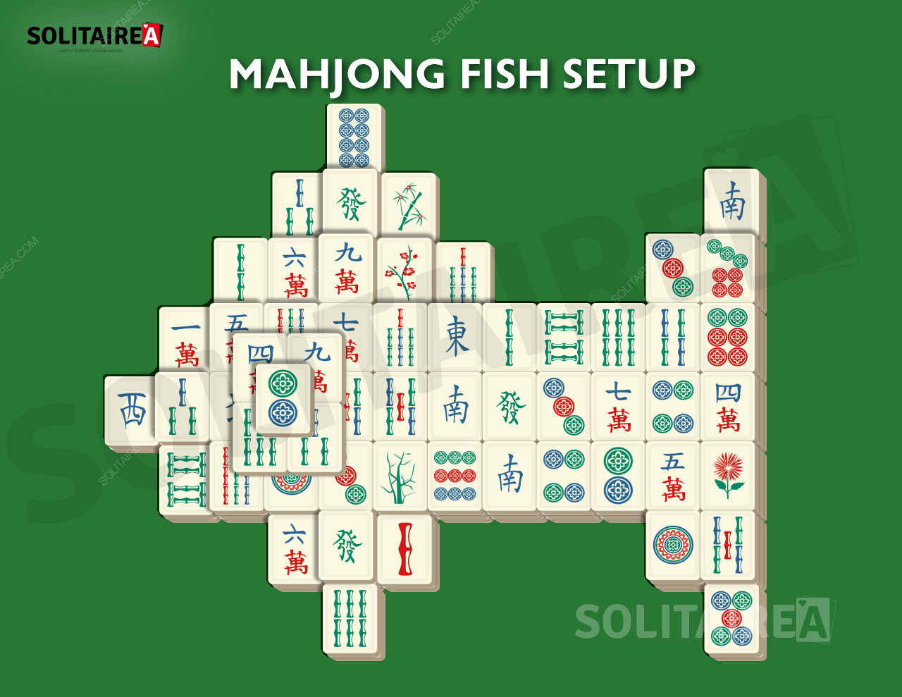 Маджонг Рыба - Морская раскладка