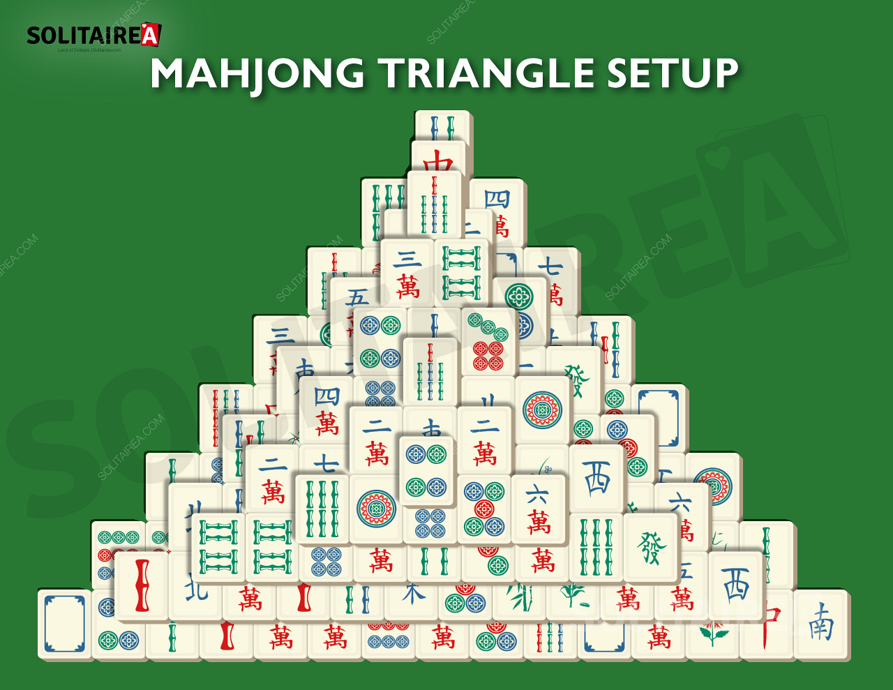 Маджонг Треугольник - Треугольная раскладка